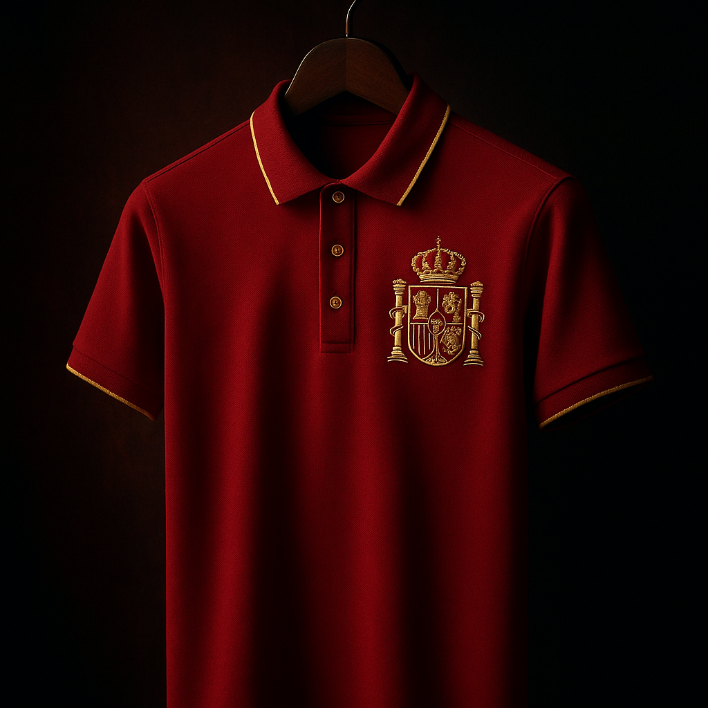 Polo La Roja Triplete Dorado — lifestyle