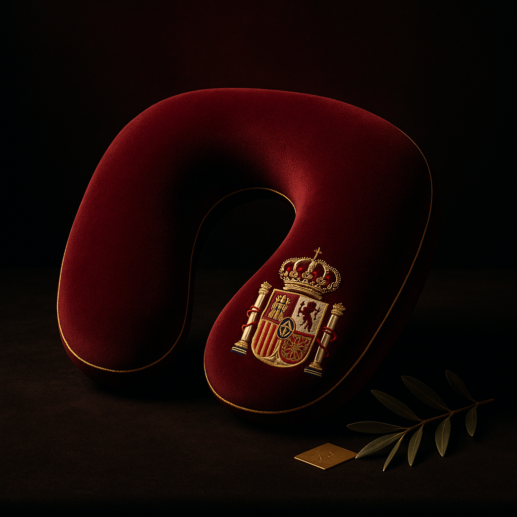 Almohada de Viaje La Roja — dobrado