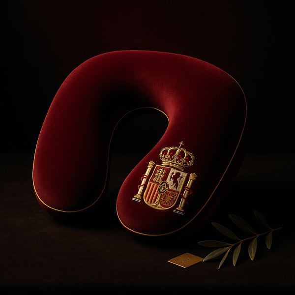 Almohada de Viaje La Roja "Compañera de Vuelo"