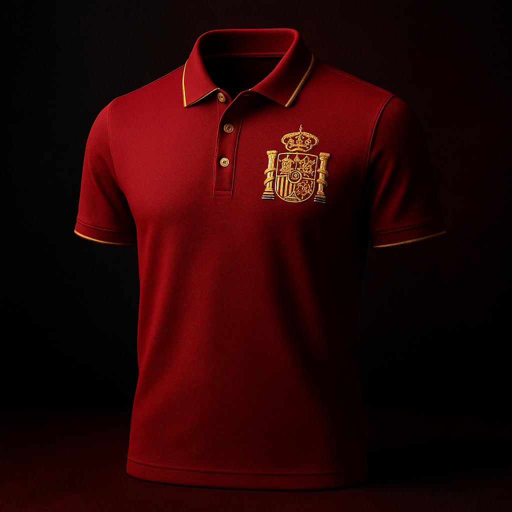 Polo La Roja Triplete Dorado — costas