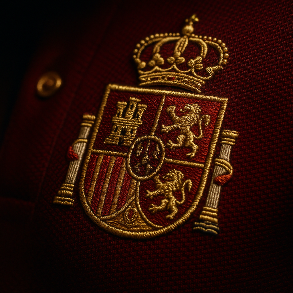 Polo La Roja Triplete Dorado — escudo